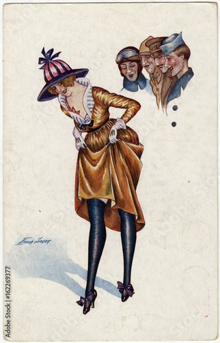 Female Type - Paris. Date  circa 1915