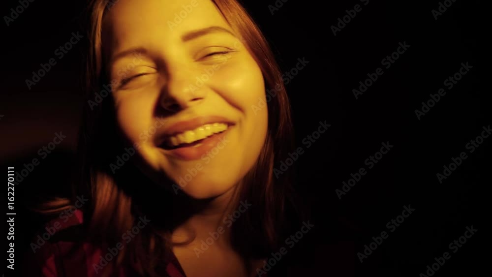 Emotional happy teenager girl make funny faces and having fun. Expressing positivity and joy. Emotional happy teenager girl make funny faces and having fun. Expressing positivity and joy.