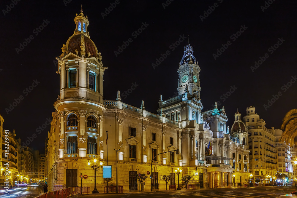 Valencia Town Hall, Spain