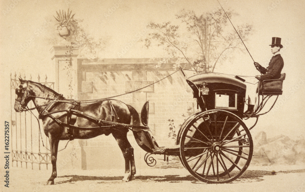 Hansom Cab. Date: circa 1860