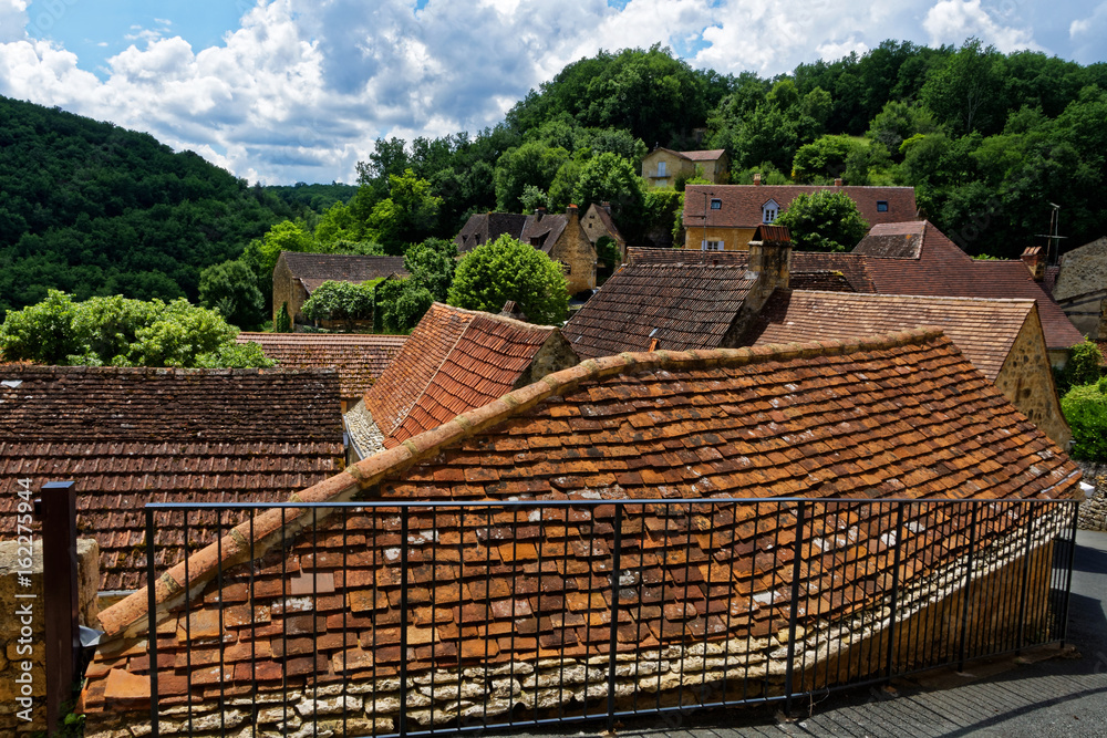 Paysage toitures Dordogne