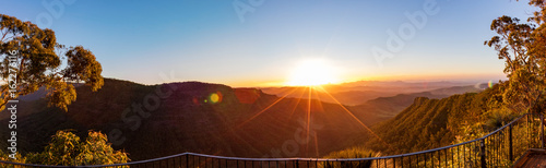 Sunset view from the Gold Coast hinterland photo