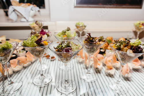 delicious   dishes  on the table © VAKSMANV