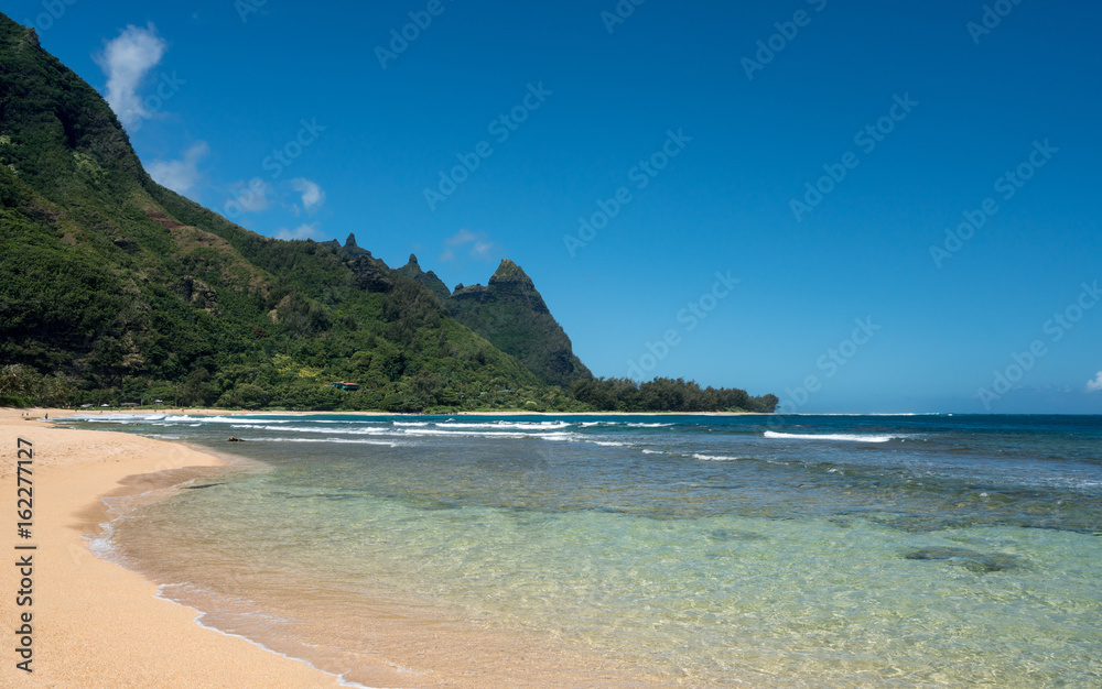 Obraz premium Tunnels beach on the north shore Kauai
