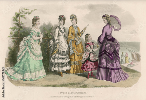 Costume July 1871. Date: 1871