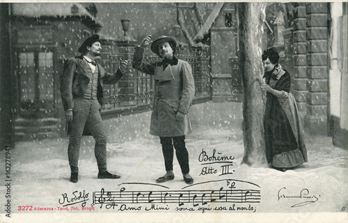 La Boheme - Puccini - III. Date: late 19th century photo