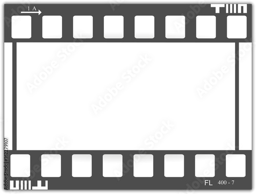 film, movie, photo, filmstrip set of film frame, vector illustration