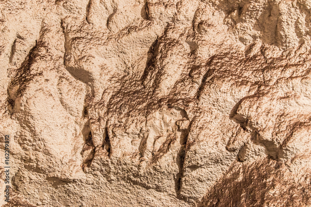 Obraz premium Pattern of rock covered by concrete undergrond mine