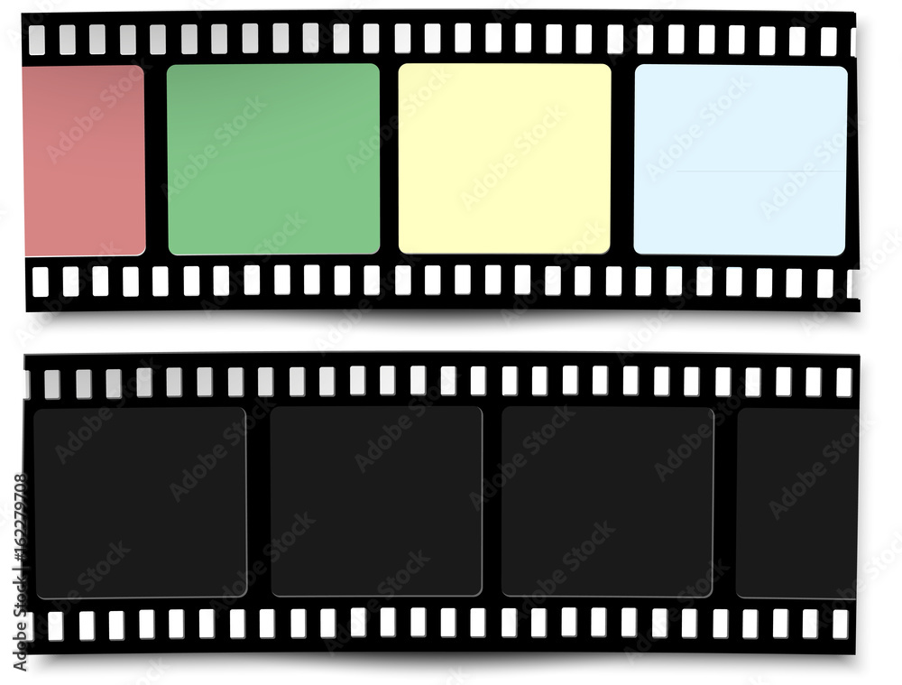 film, movie, photo, filmstrip set of film frame, vector illustration film, movie, photo, filmstrip set of film frame, vector illustration