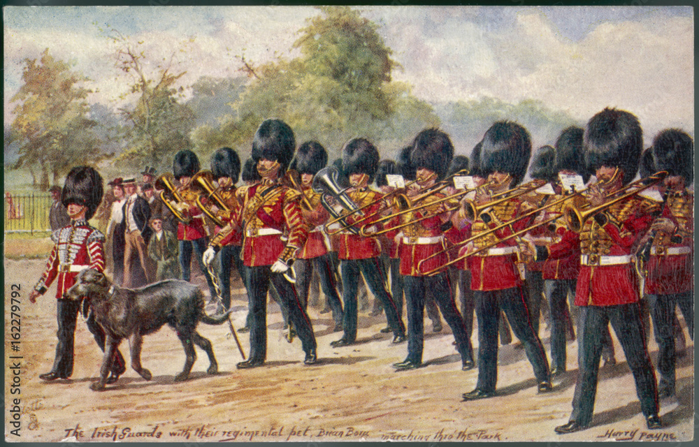 Obraz premium Irish Guards Band. Date: circa 1914