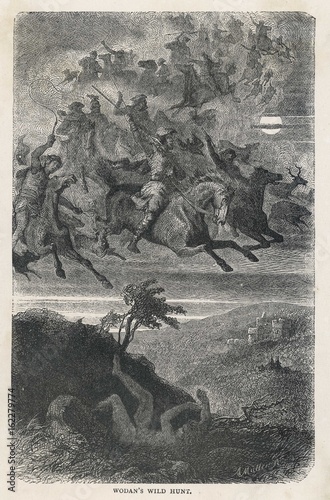 Fotografie Odin's Wild Hunt
