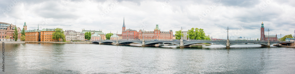 Panorama der Stockholmer Innenstadt Stockholm Schweden