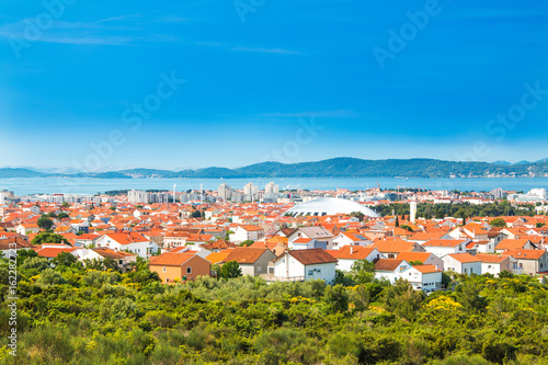 Panoramic view of town of Zadar, Dalmatia, Croatia 