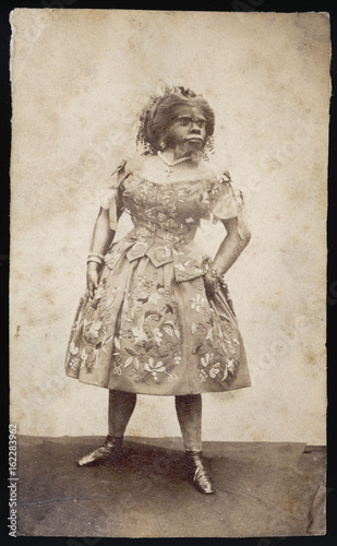 Julia Pastrana from Mexico  hairy woman. Date: circa 1850 photo