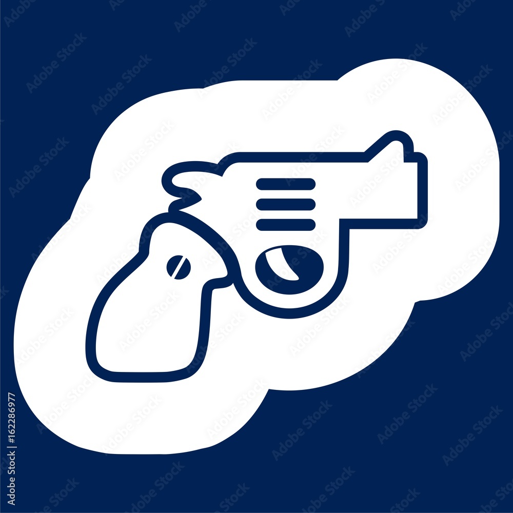 Gun icon illustration Gun icon illustration