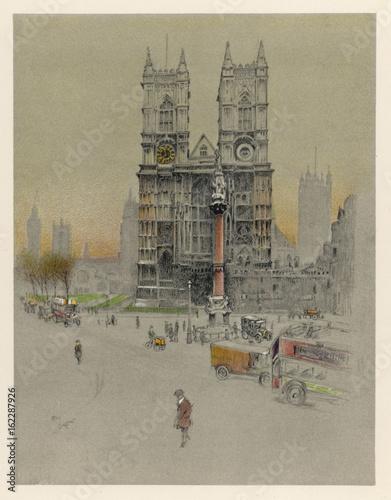 Westminster Abbey - 1924. Date: 1924