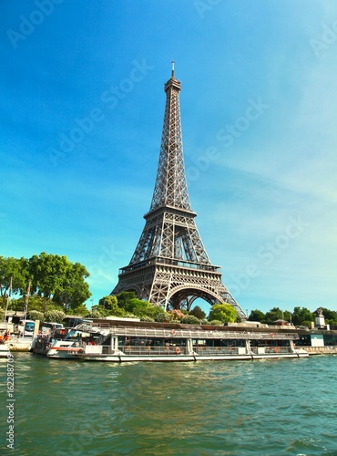The Beautiful Eiffel Tower in Paris, France © jaturunp