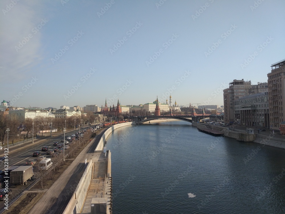 Moscow river view, 2017