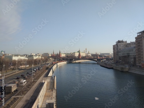 Photography Moscow river view, 2017