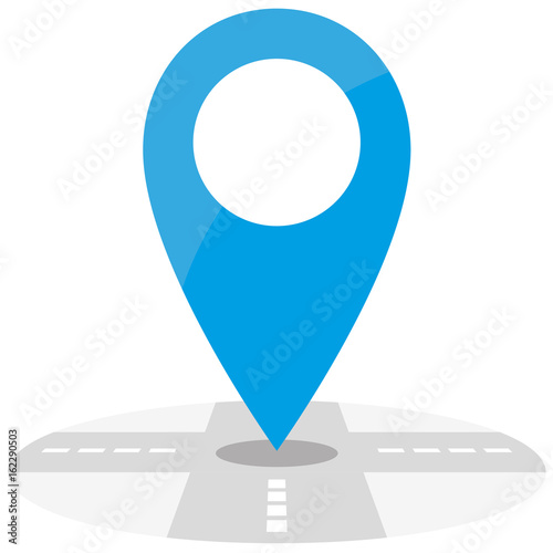 Routenplanung, Vektor Icon
