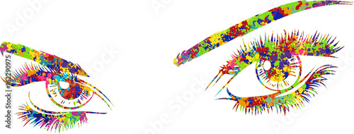 occhi colorati