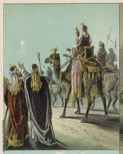 Bild auf Leinwand The Magi Travelling