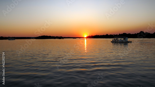 sunset zambeze river  Zimbabwe