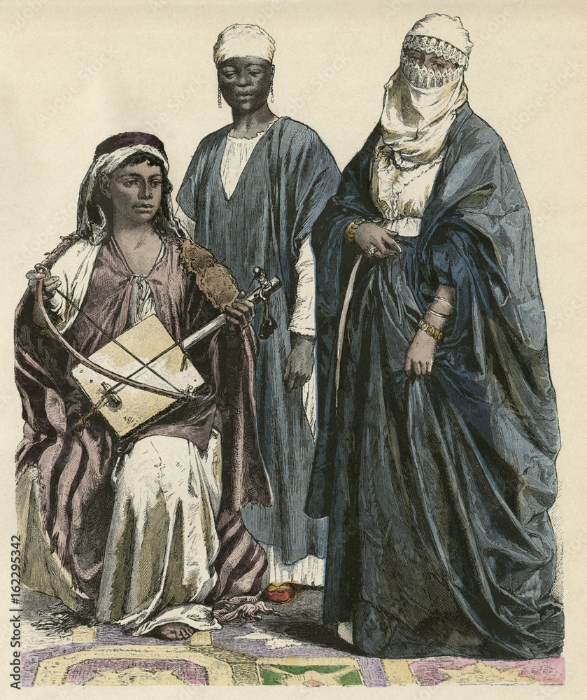 Racial - Africa - Egypt - 19th century. Date: late 19th century