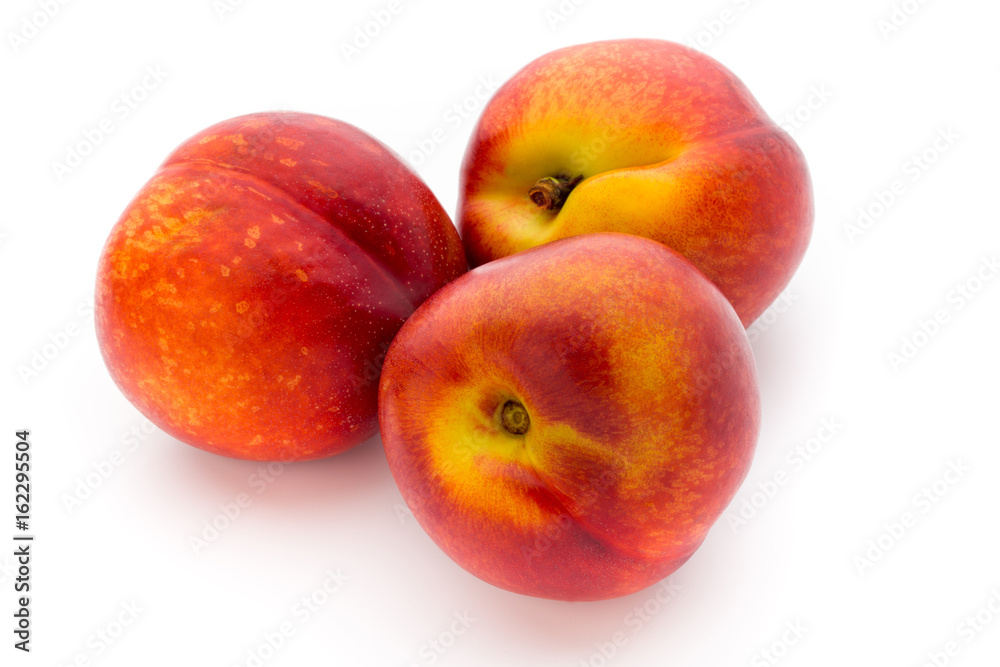 Peach. Fruit with isolated on white background. Peach. Fruit with isolated on white background.
