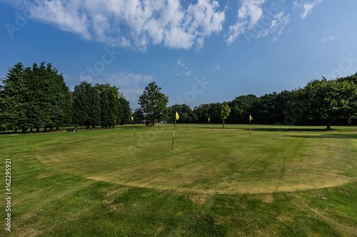 Golf PRactice Green Wide Shot