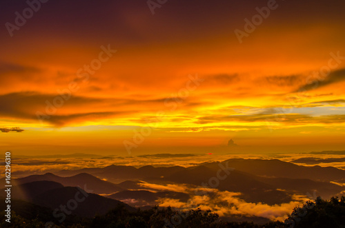 The Golden Hour from Brasstown Bald photo