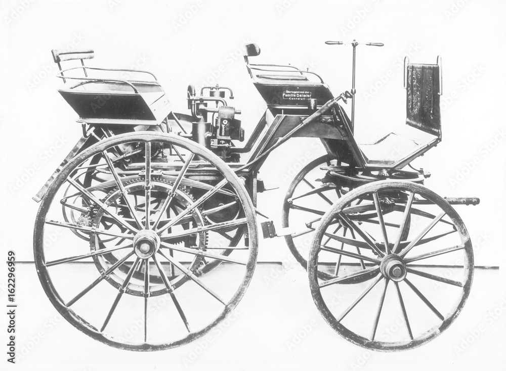 Daimler's First Model. Date: 1885