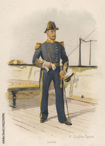 Fotografie Royal Naval Captain. Date: circa 1890