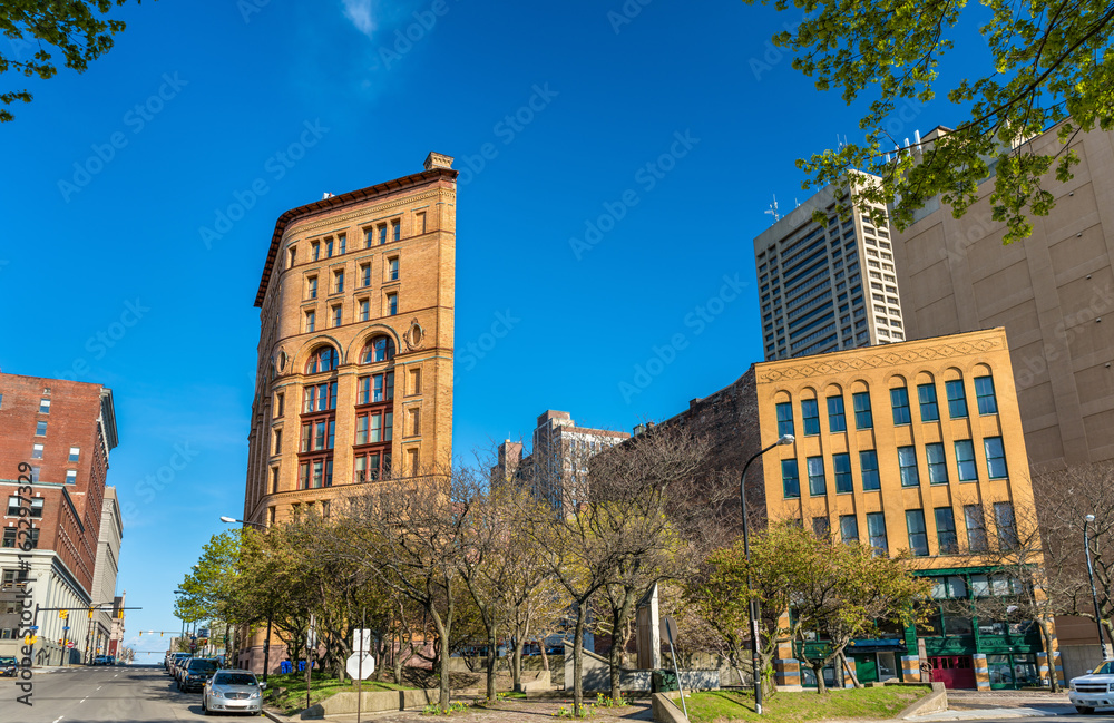 Buildings in downtown Buffalo - NY, USA