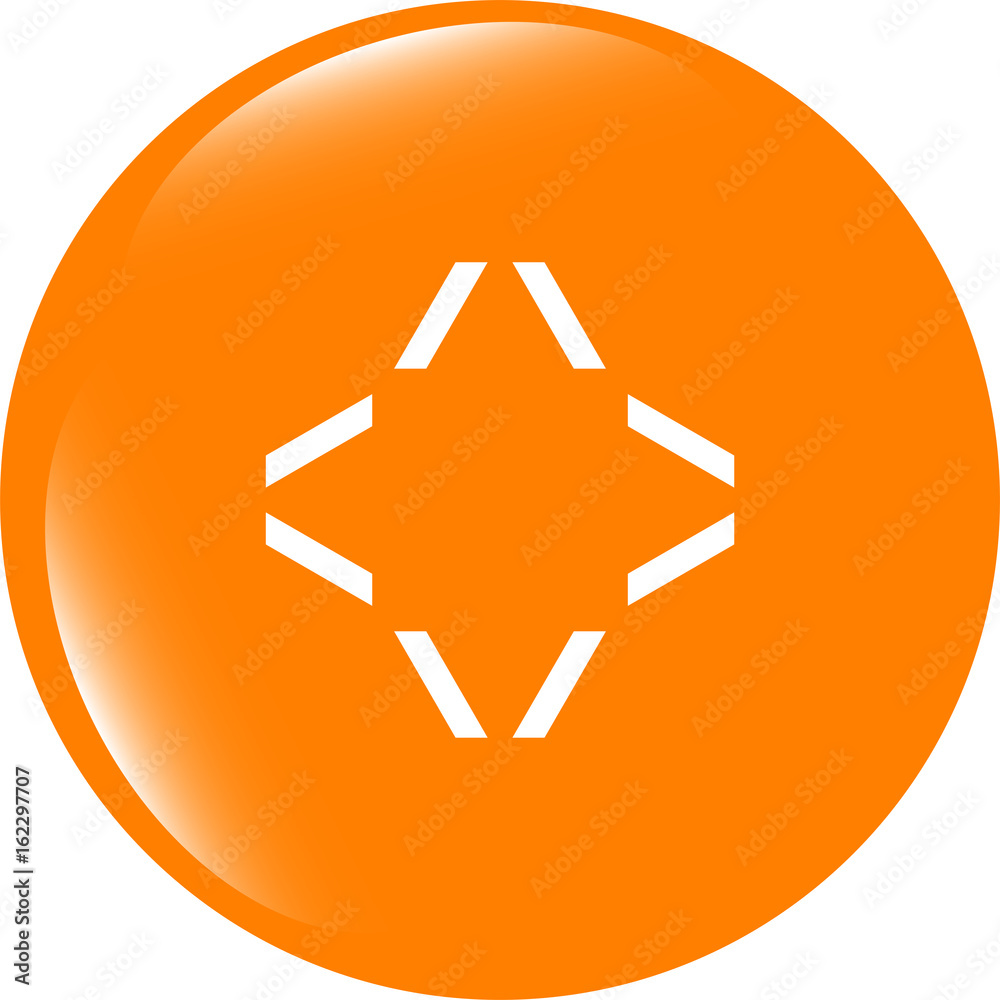 Apps icon. abstract sign on web button isolated on white Apps icon. abstract sign on web button isolated on white