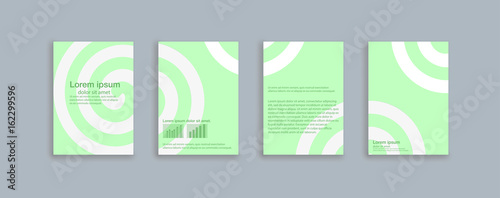Minimal vector covers design template. © sergray