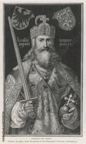 Charlemagne  King and Emperor. Date: 742 - 814