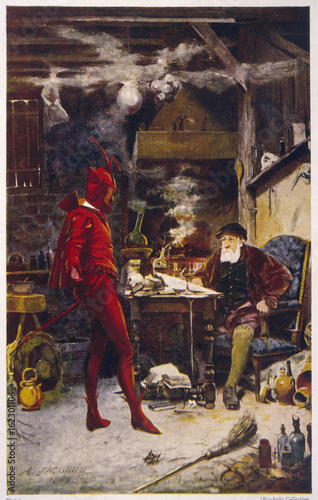 Tableau sur toile Gounod - Faust. Date: 1859