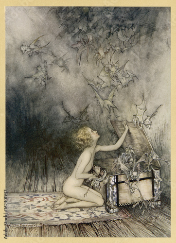 Obraz na płótnie Pandora and Her Box