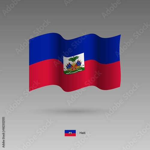 Haiti flag. Official colors and proportion correctly. High detailed vector illustration. 3d and isometry. EPS10 Free Download Haiti flag. Official colors and proportion correctly. High detailed vector illustration. 3d and isometry. EPS10 - GFXLoad