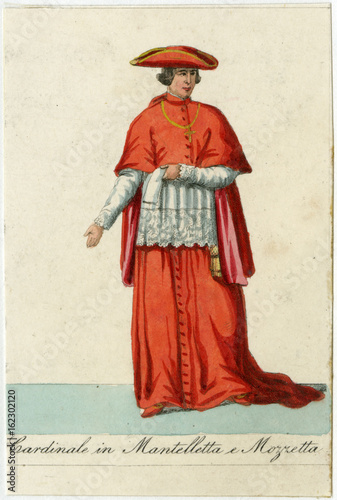 Cardinal in Manteletta. Date: 1833