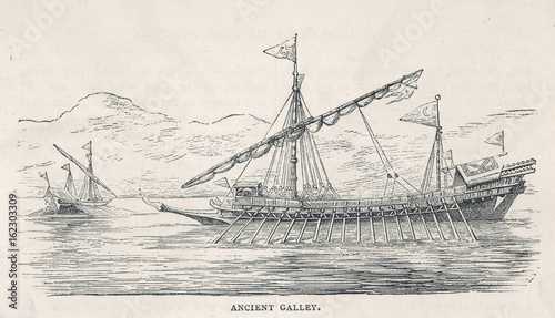 Cuadro en lienzo Roman Galley