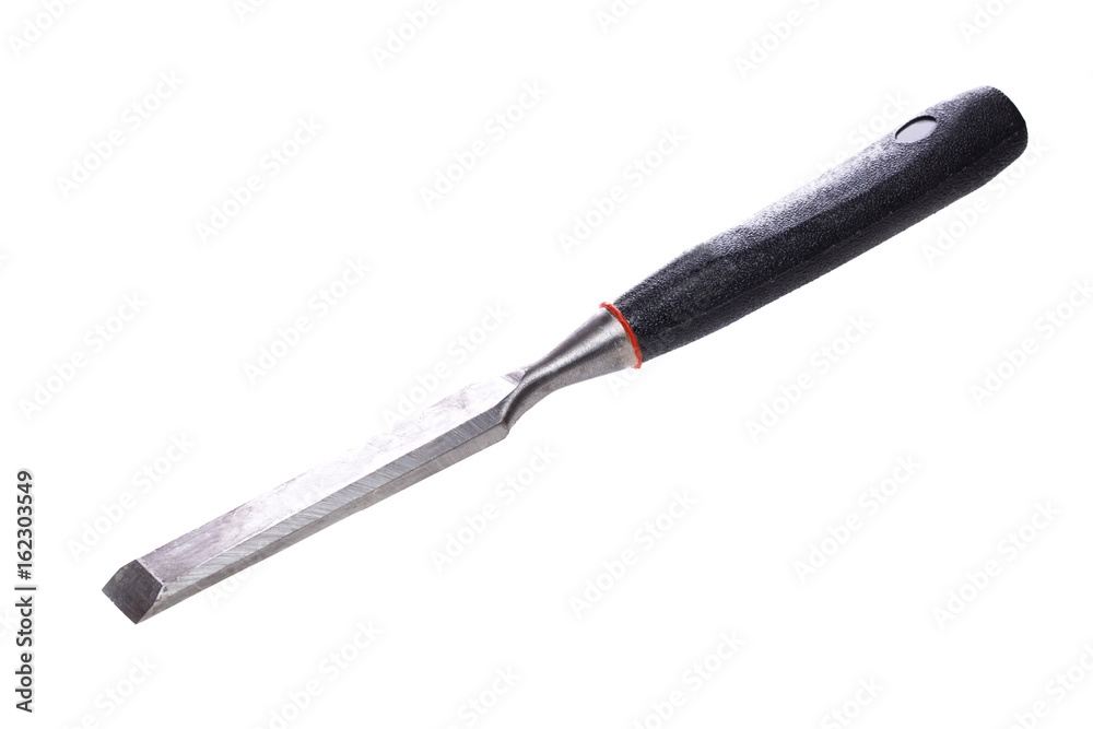 Photo of iron chisel close-up Photo of iron chisel close-up