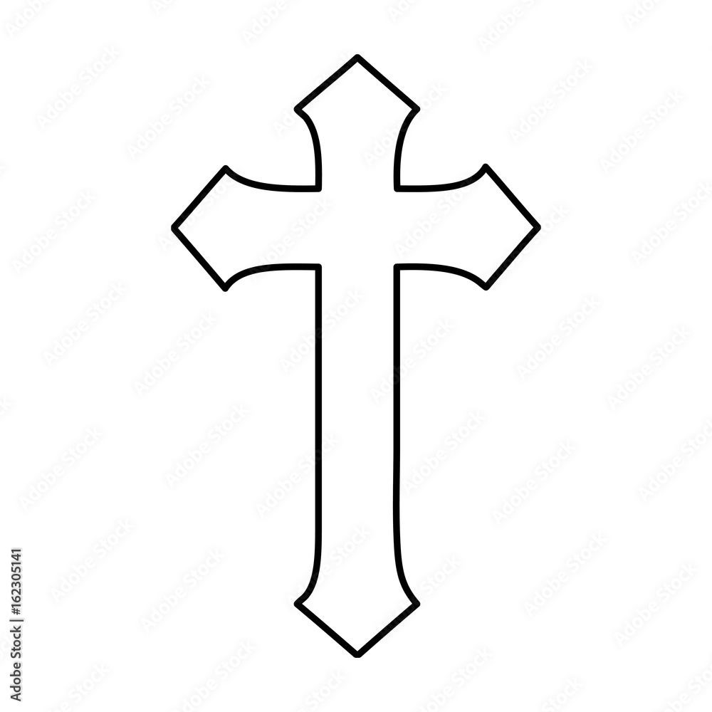 religious cross icon religious cross icon