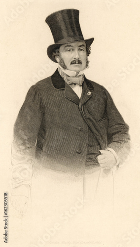 Quadro em tela Costume - Man 1861. Date: 1861