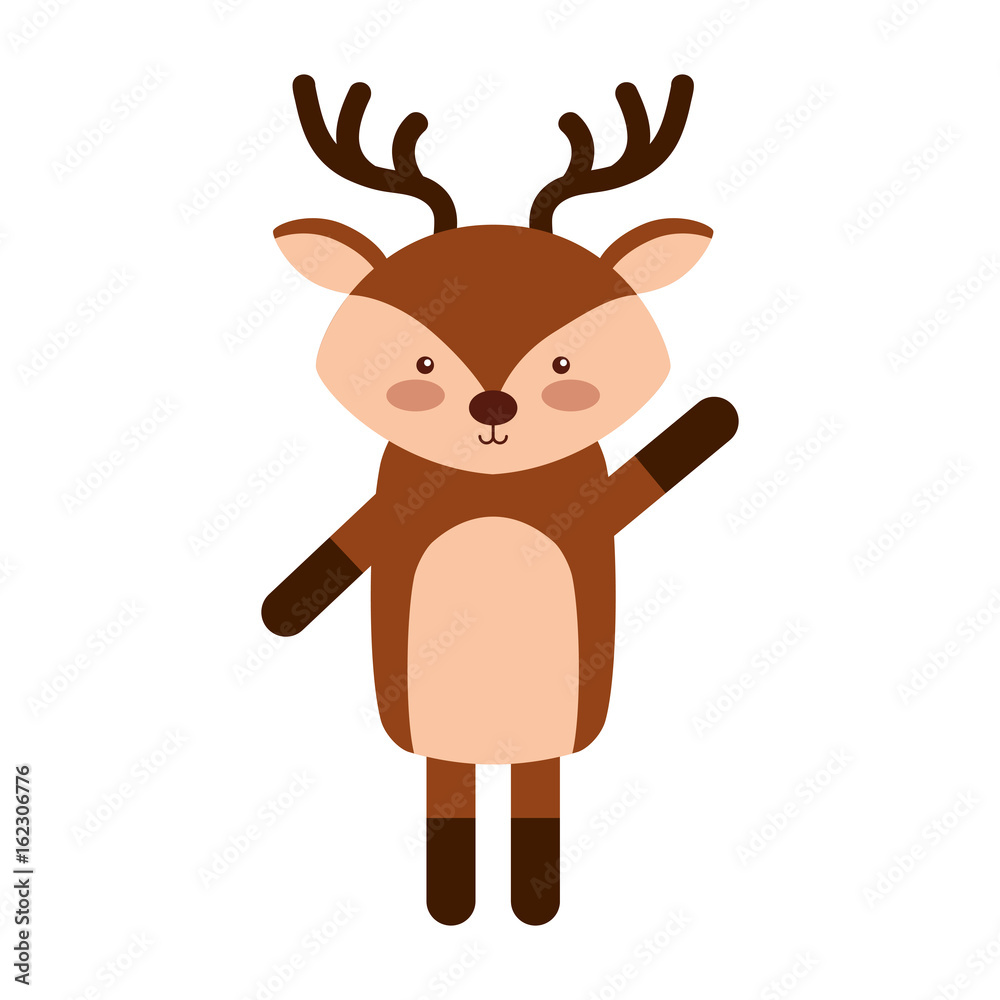 Animal reindeer cartoon icon vector illustration design graphic Animal reindeer cartoon icon vector illustration design graphic