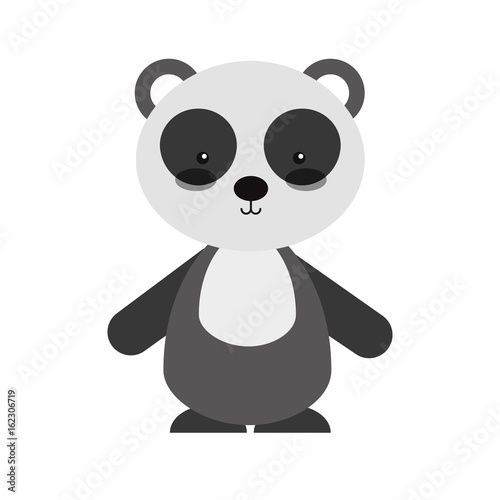 animal panda cartoon icon vector illustration design graphic