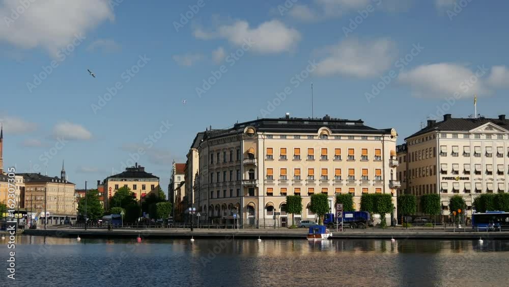 Pan from ridderholmen and Gamla islands in Stockholm Pan from ridderholmen and Gamla islands in Stockholm