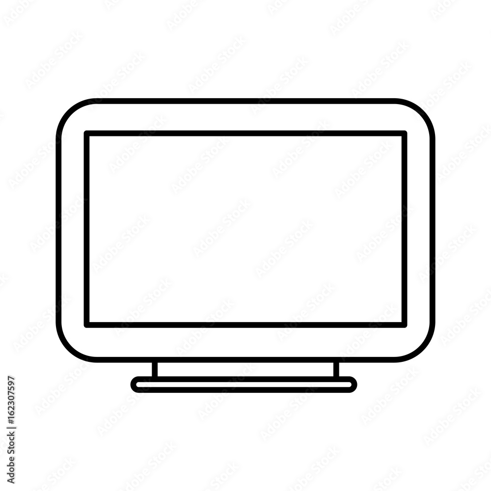 computer icon over white background vector illustration