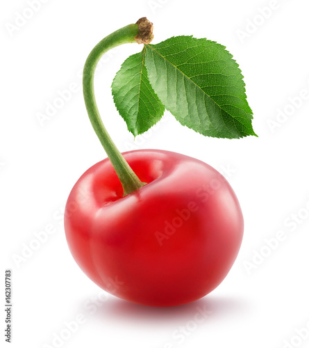 sweet cherry isolated on a white background